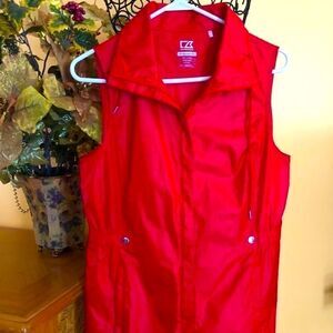 NEW CUTTER & BUCK WEATHER TEC LIGHTWEIGHT VEST NWOT
